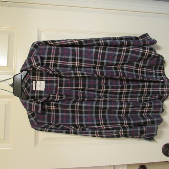 American Eagle size M women's flannel - Picture 4 of 6